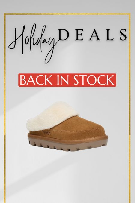 Koolaburra by Ugg tizzey, Ugg slippers, Ugg shoes, Emily Gilmore slippers, tan uggs, back in stock, best seller, gifts for her, gifts for the homebody (the pic shows gray but the brown is also in stock)

#LTKGiftGuide #LTKsalealert #LTKfindsunder100