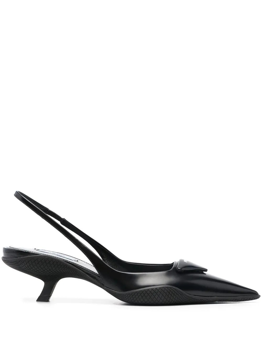 logo-print slingback 100mm pumps | Farfetch Global