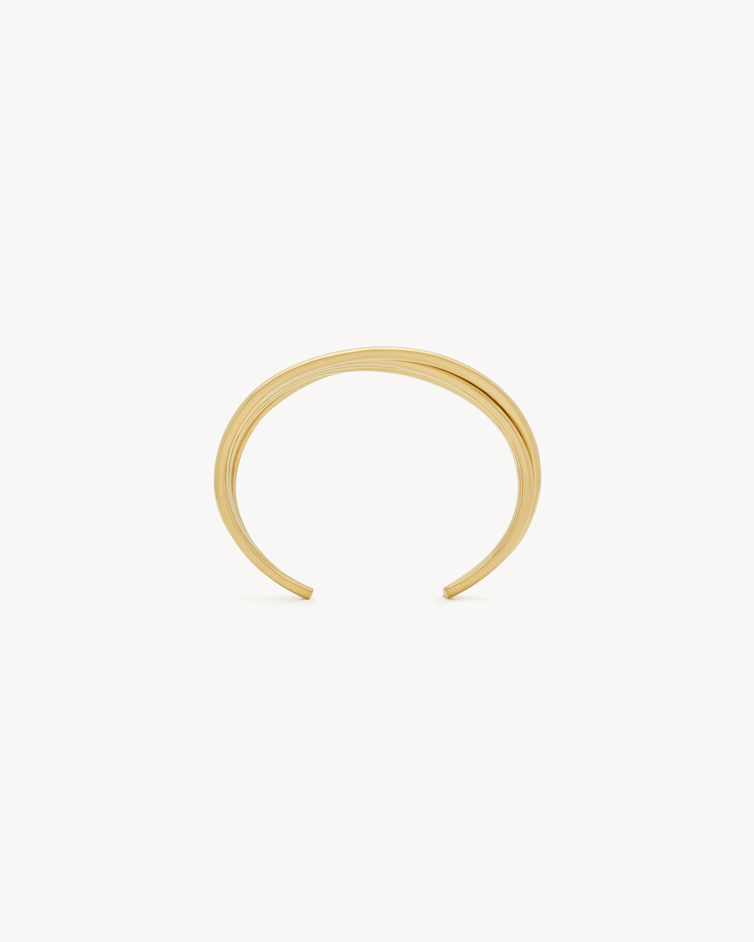 multi-wire cuff in metal | Saint Laurent Inc. (Global)