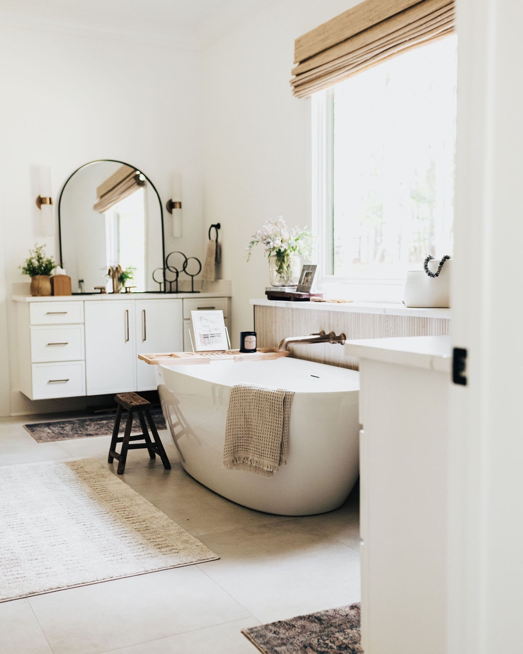 ✨ Imagine ending your day here. A soaking tub, soft textures, and spa-inspired styling make this bathroom the perfect retreat. 🛁

Do you want to bring our dreamy Modern Classic style interior design into your own home? 🏡 You’re in luck! Reserve our Online Interior Design packages today -> https://porcheandco.com/edesign ✨ We can’t wait to work with you & design your home with #porcheandco

#porcheandco #modernclassic #bathroomdesign #bathroomgoals #homedesignideas #bathroomdecor #interiordesign #modernclassicstyle #neutraldecor #spabathroom

#LTKHome #LTKvlog #LTKdayinmylife