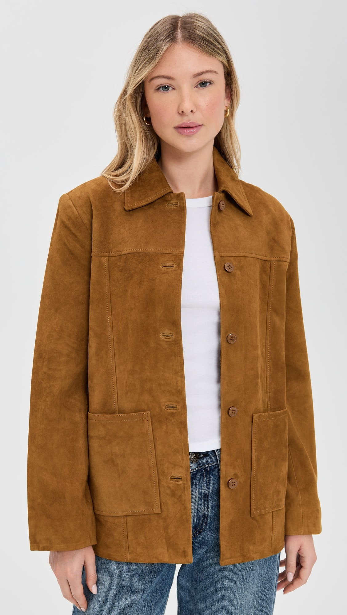 Veda Lincoln Suede Shirt Jacket | Shopbop