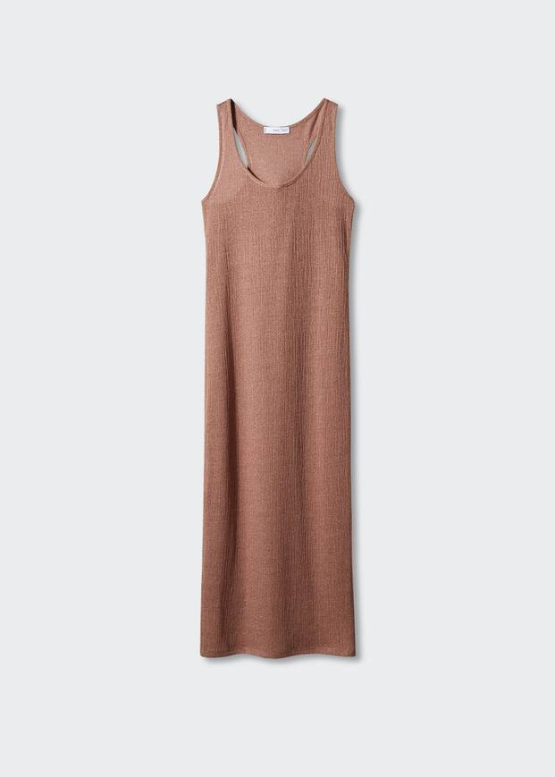 Lurex knitted dress -  Women | Mango United Kingdom | MANGO (UK)