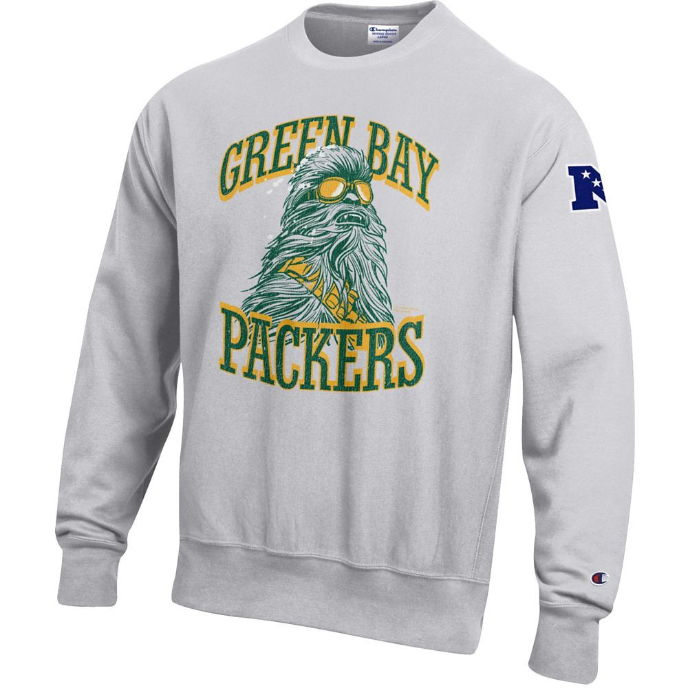 Chewbacca – Green Bay Packers Pullover Sweatshirt for Adults – Disney | Champion NFL | Disney Store