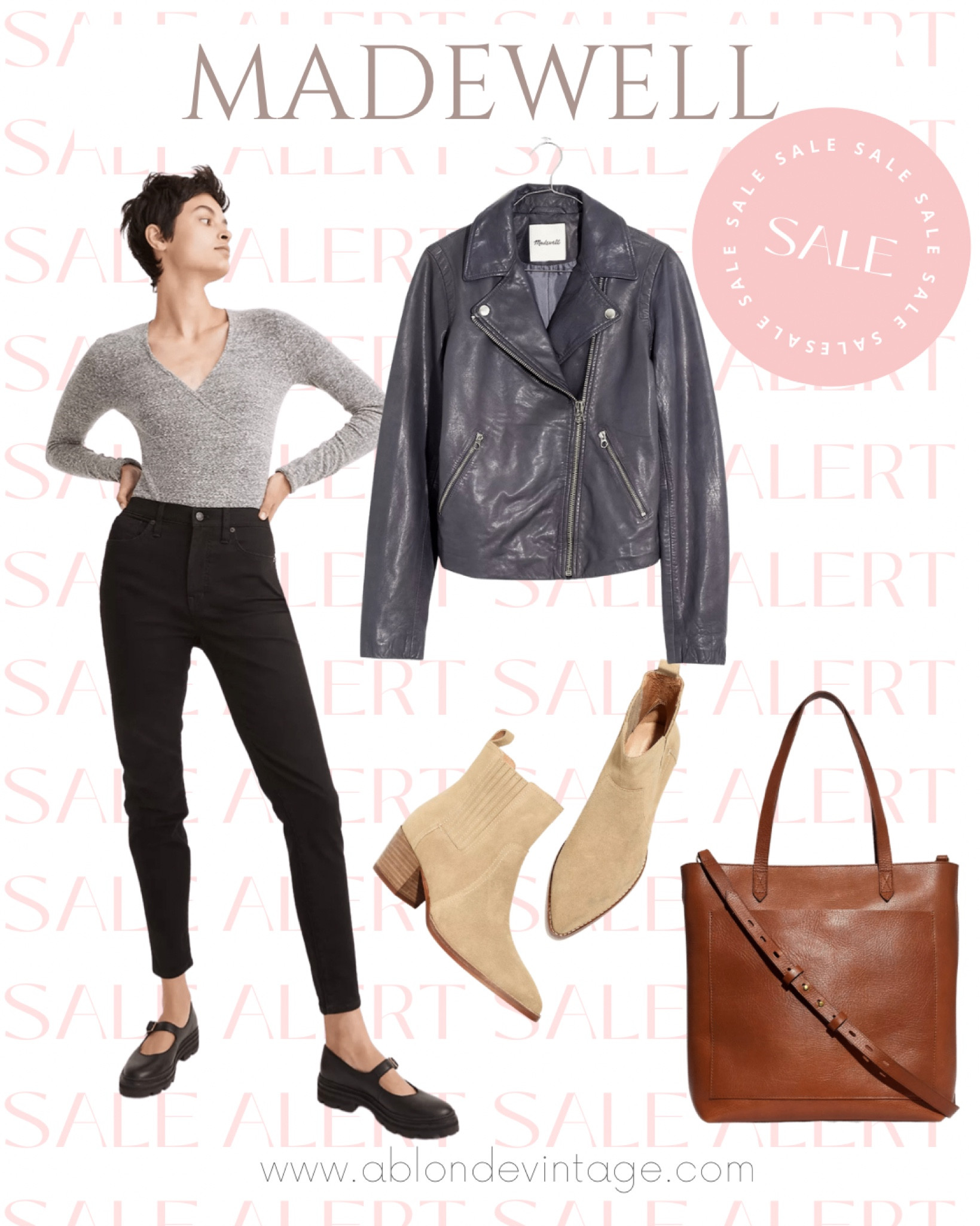 Madewell #ltksale denim jeans, leather coat, bag and booties for fall!

#LTKsalealert #LTKunder100 #LTKSale