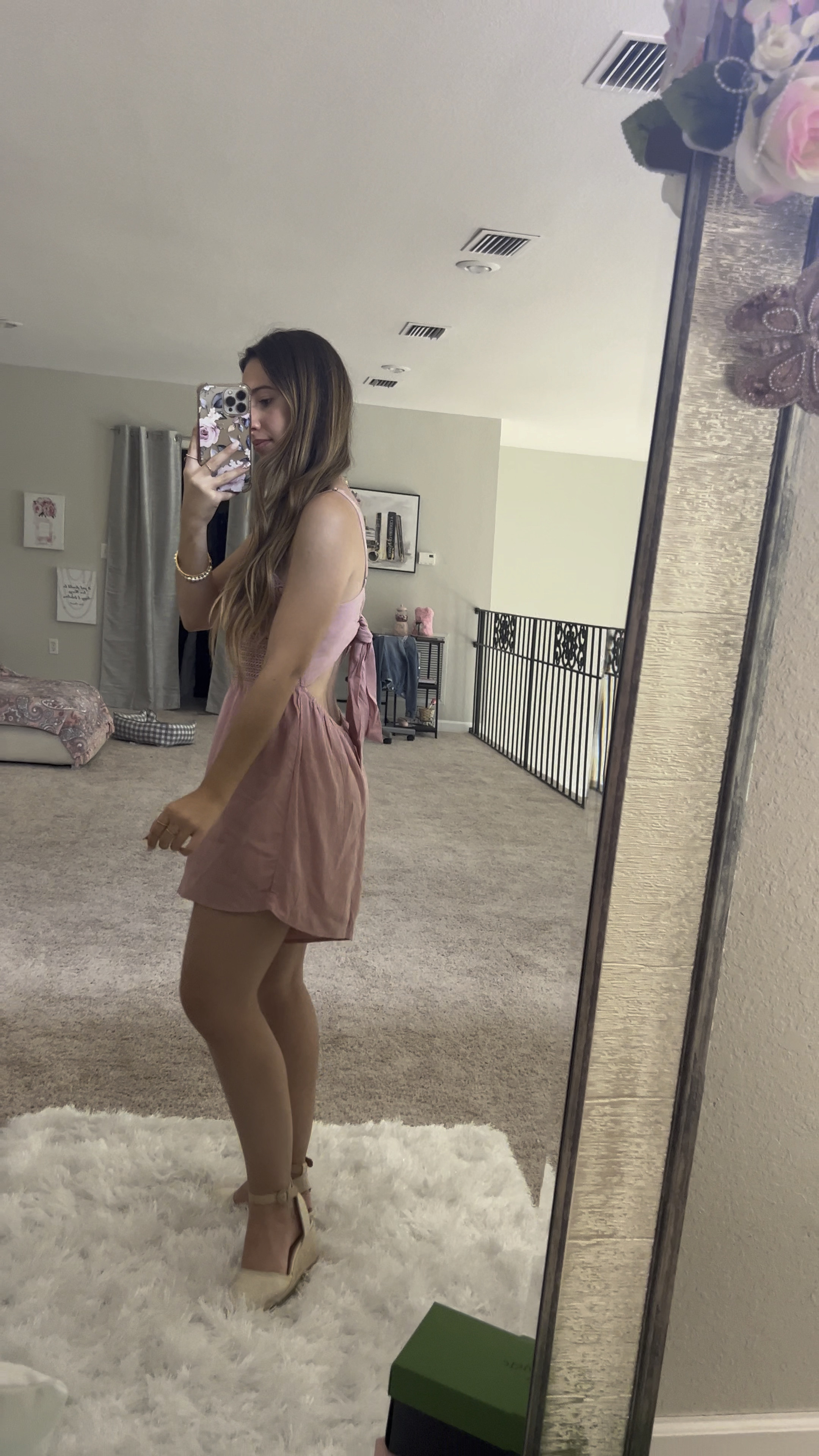 Aeropostale Haul!! Gorgeous crochet open back romper, comes in pink and white. Wearing a Small, perfect for a beach outfit, resort wear, airport look, travel outfit, and cruise outfit. My Macy’s Canvas espadrilles are on sale!! Xoxo! #LTKtravel #LTKunder100 #resort #restaurant #romper #coverup #tie #espadrille #beach 

#LTKsalealert #LTKshoecrush #LTKunder50