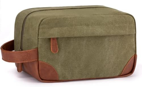 Vorspack Travel Toiletry Bag - Hanging Toiletry Bag for Men Water Resistant Canvas Shaving Bag wi... | Amazon (US)