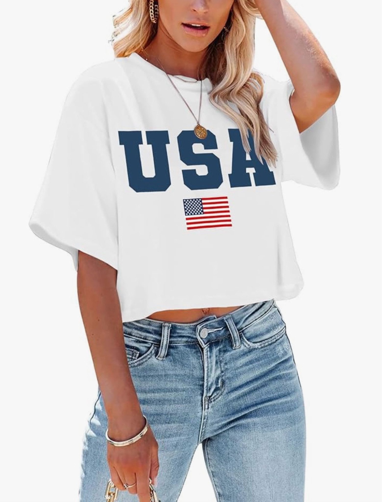 USA crop tee 🇺🇸

#LTKSeasonal #LTKStyleTip #LTKFitness