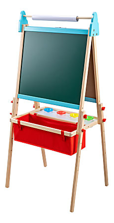 Office Depot Brand Wooden Kids Art Easel with Magnetic Chalk Dry Erase Boards - Office Depot | Office Depot and OfficeMax 