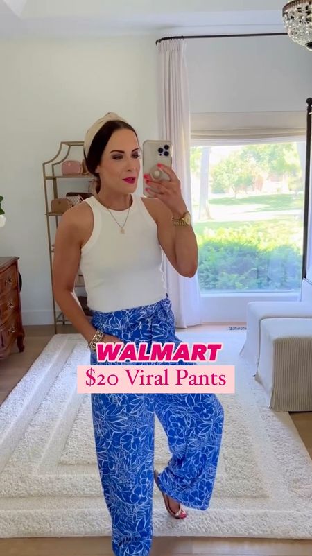 Hooray! These viral $20 tie waist pants just launched in 10 new colors!!! Make sure to see part 2 tomorrow! Comment LINK below for shopping links sent right to your DMs for all these pants + tanks! They runs tts and are SO comfy plus are the perfect length. Y’all will love them! ❤️ It’s all linked in the LTK app or leave a comment below and we will send you all the links. Happy shopping! 🛍️ 

#LTKStyleTip #LTKFindsUnder50