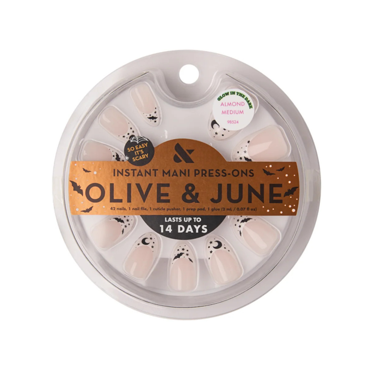 Witching Hour French - Press-On | Medium | Almond | Olive & June