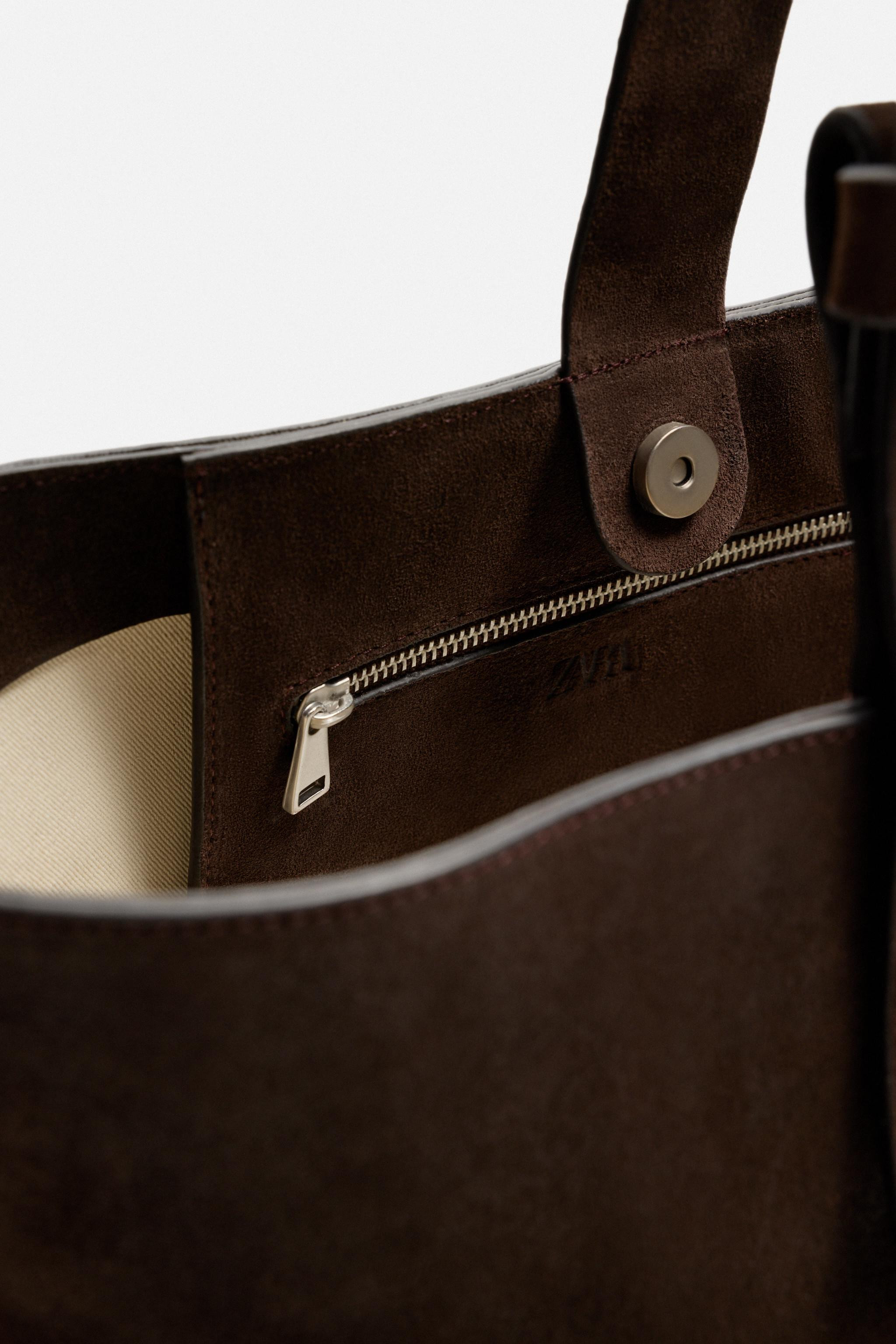 LEATHER HANDBAG - LIMITED EDITION | Zara UK