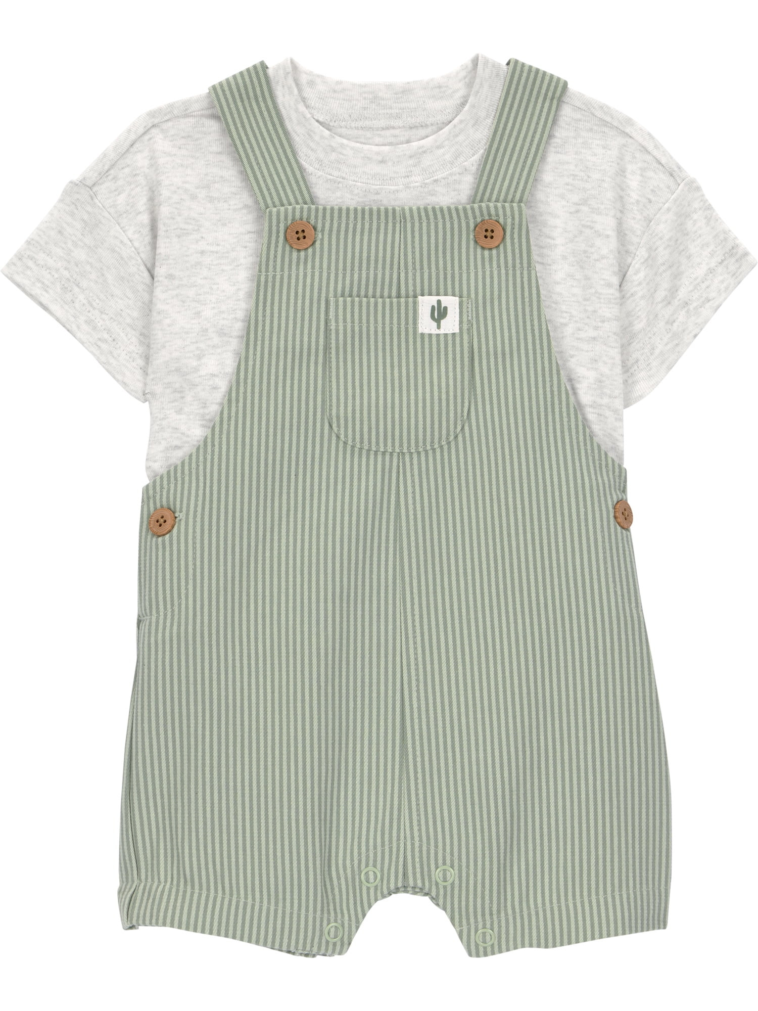 Carter's Child of Mine Baby Boy Overalls Set, 2-Piece, Sizes 0/3-24 Months | Walmart (US)