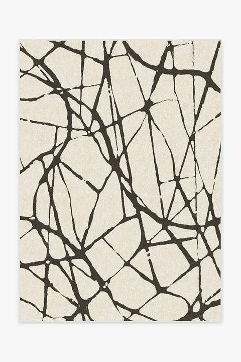 Nina Takesh Marion Black & Ivory Rug | Ruggable