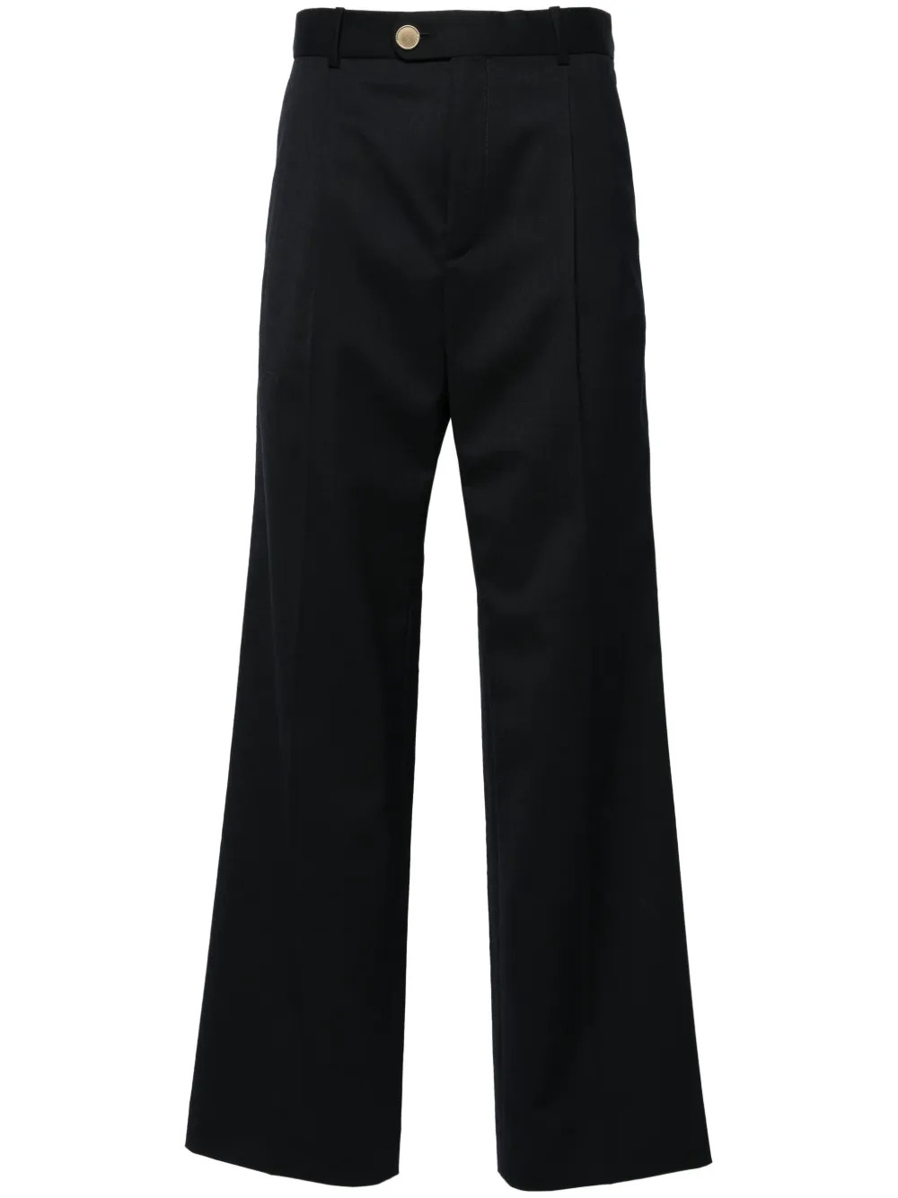 SANDRO pleat-detail Tailored Trousers  - Farfetch | Farfetch Global