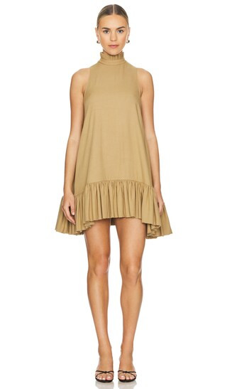 Alcott Micro Mini Dress in Coffee | Revolve Clothing (Global)