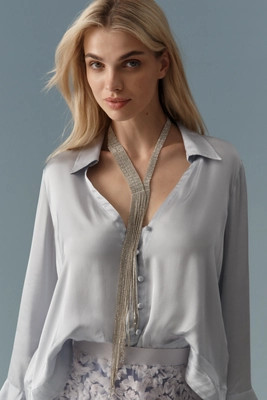 Long Drippy Y-Neck Necklace | Anthropologie (US)