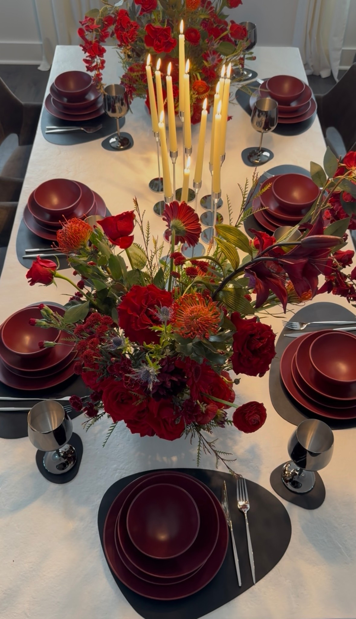It’s the holiday season! @allmodern has everything you need for stunning fall décor. Fast and free shipping – delivered for free in days, not weeks.This burgundy and silver table setting is perfect for Thanksgiving, Christmas, and New Year’s alike. Cheers to a chic and festive celebration!
@allmodern #allmodernpartner #modernmadesimple


#LTKHome #LTKSeasonal