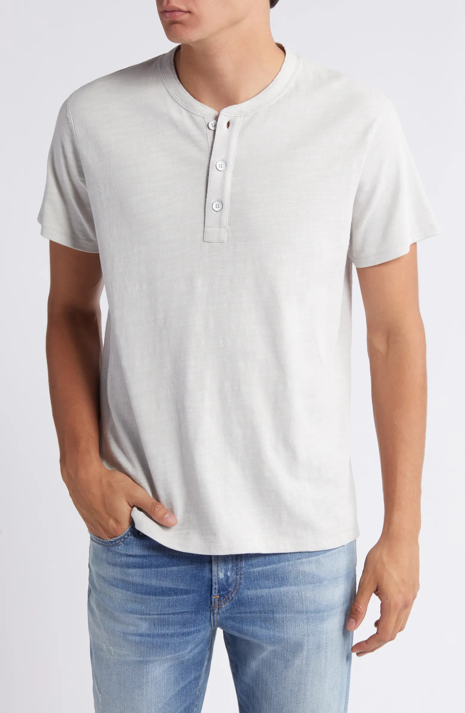 rag & bone Classic Short Sleeve Henley | Nordstrom | Nordstrom