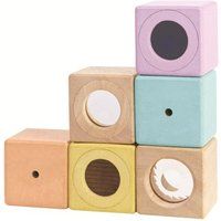 Pastel Senses Blocks - Set of 6 | Smallable UK