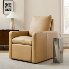 Caplan Leather Power Recliner | West Elm (US)