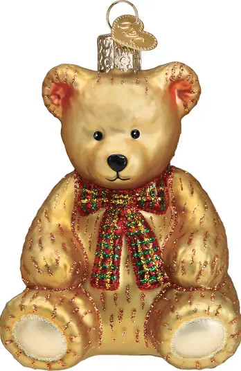 Old World Christmas Teddy Bear Glass Ornament | Nordstrom | Nordstrom