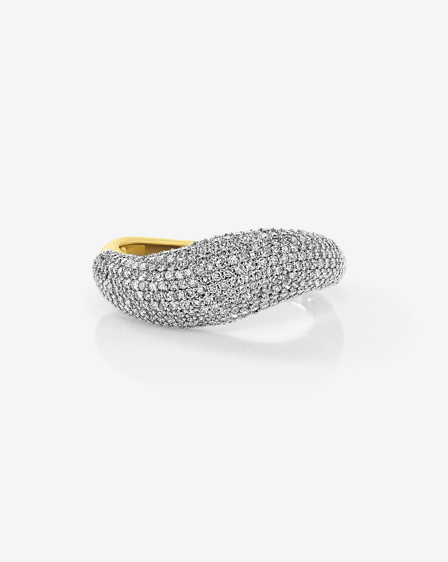 Pavé Movement Cloud Ring | Ring Concierge