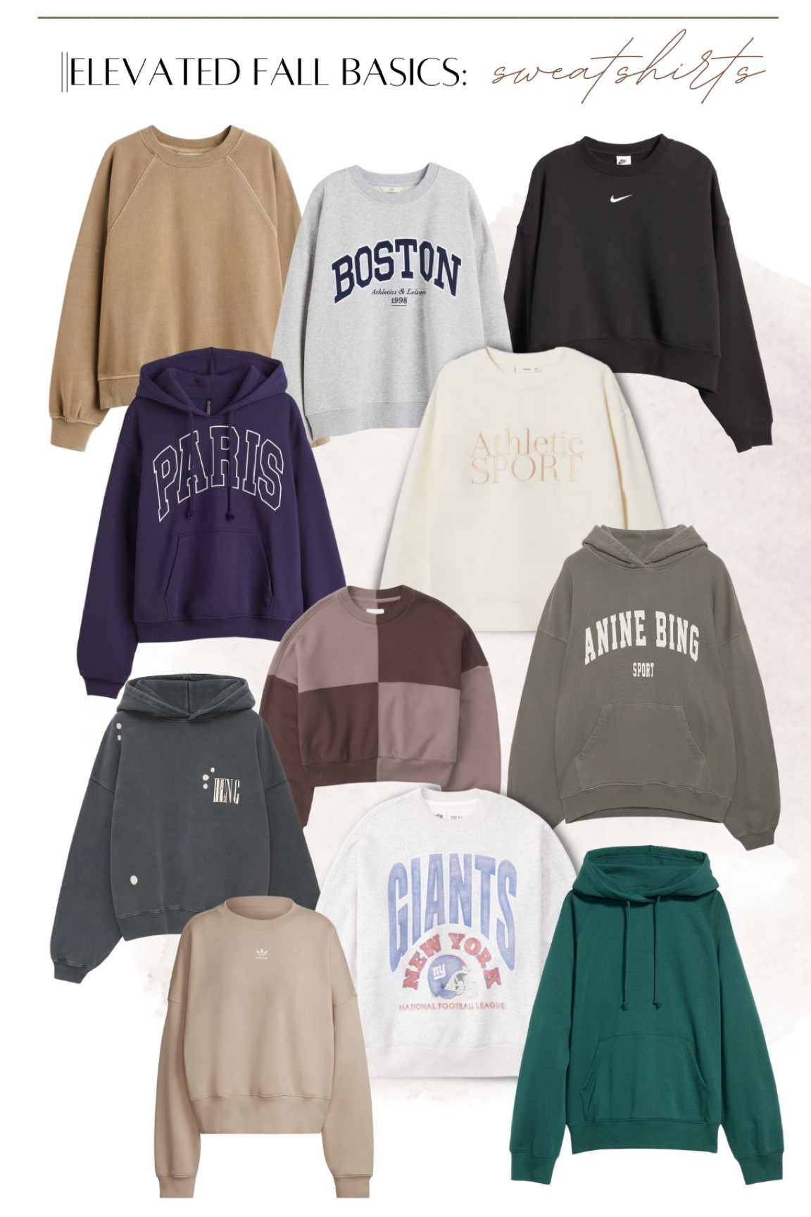 Fall basics: hoodies and sweatshirts 

#LTKtravel #LTKSeasonal #LTKunder50