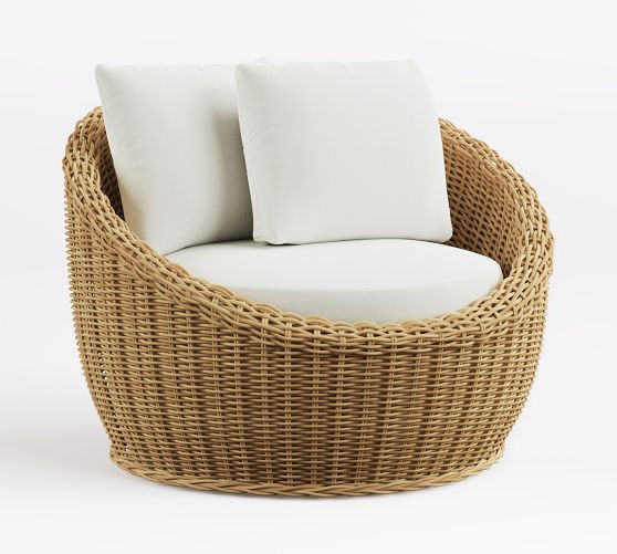Huntington Papasan Chair with High Performance Cushion Covers | Pottery Barn (US)