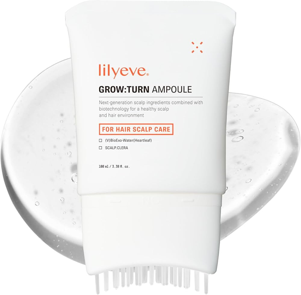 lilyeve GROWTURN Hair Growth Serum with Built-in Brush, Heartleaf-Derived Exosomes to Revitalize ... | Amazon (US)