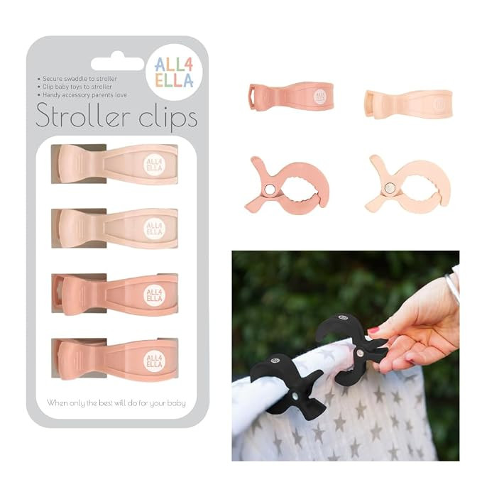 Baby Blanket Stroller Clips (4 Pack) | Hooks Muslin to Stroller | Australian Baby Product | Infan... | Amazon (US)