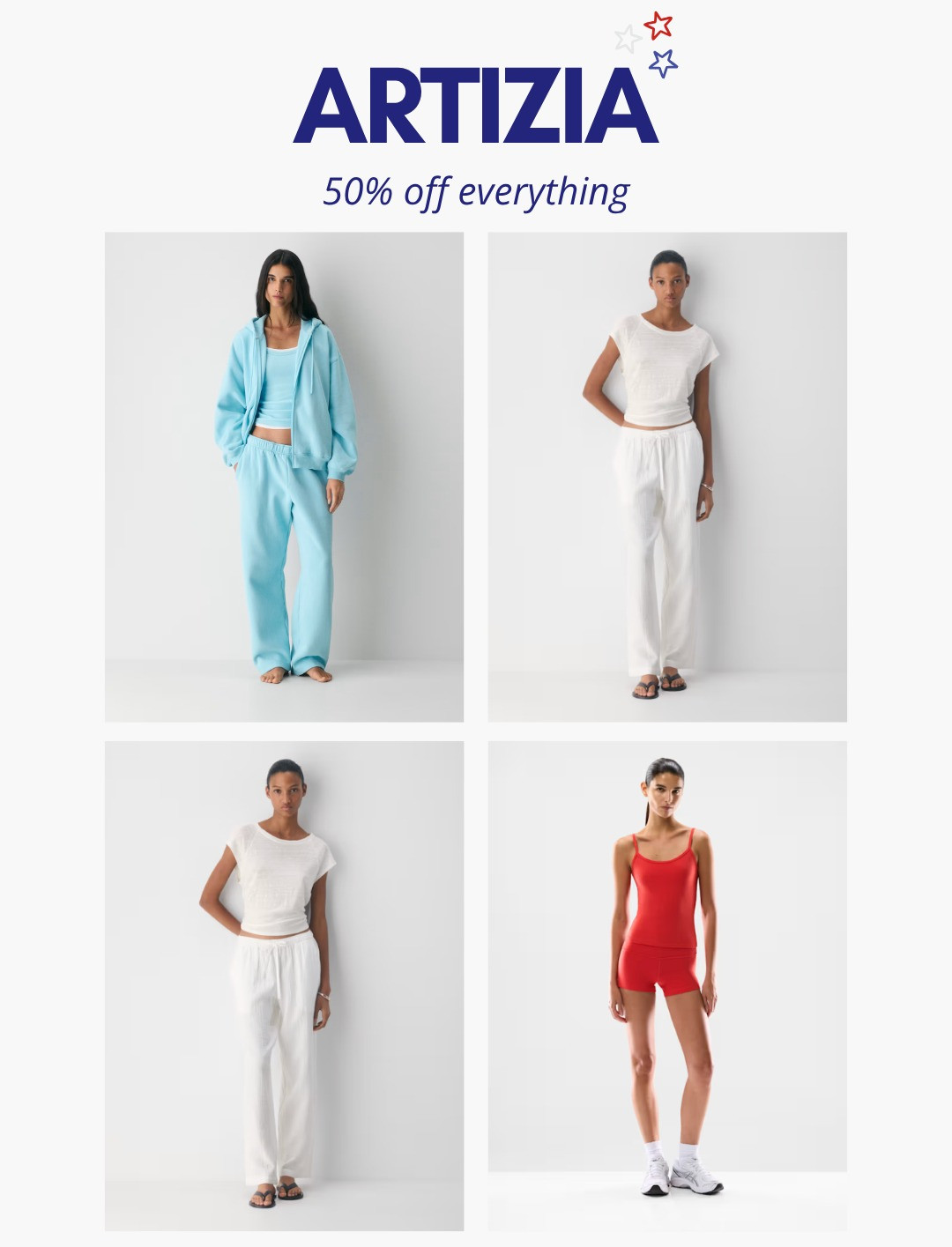 [7/2/26] Aritzia is 50% off everything and the pieces are so good right now—easy lounge sets, elevated basics, and cute activewear you’ll wear all summer.🤍🍒 Such a good time to stock up on those effortless staples that always end up on repeat. 

 #LTKootd #LTKSeasonal #LTKSaleAlert