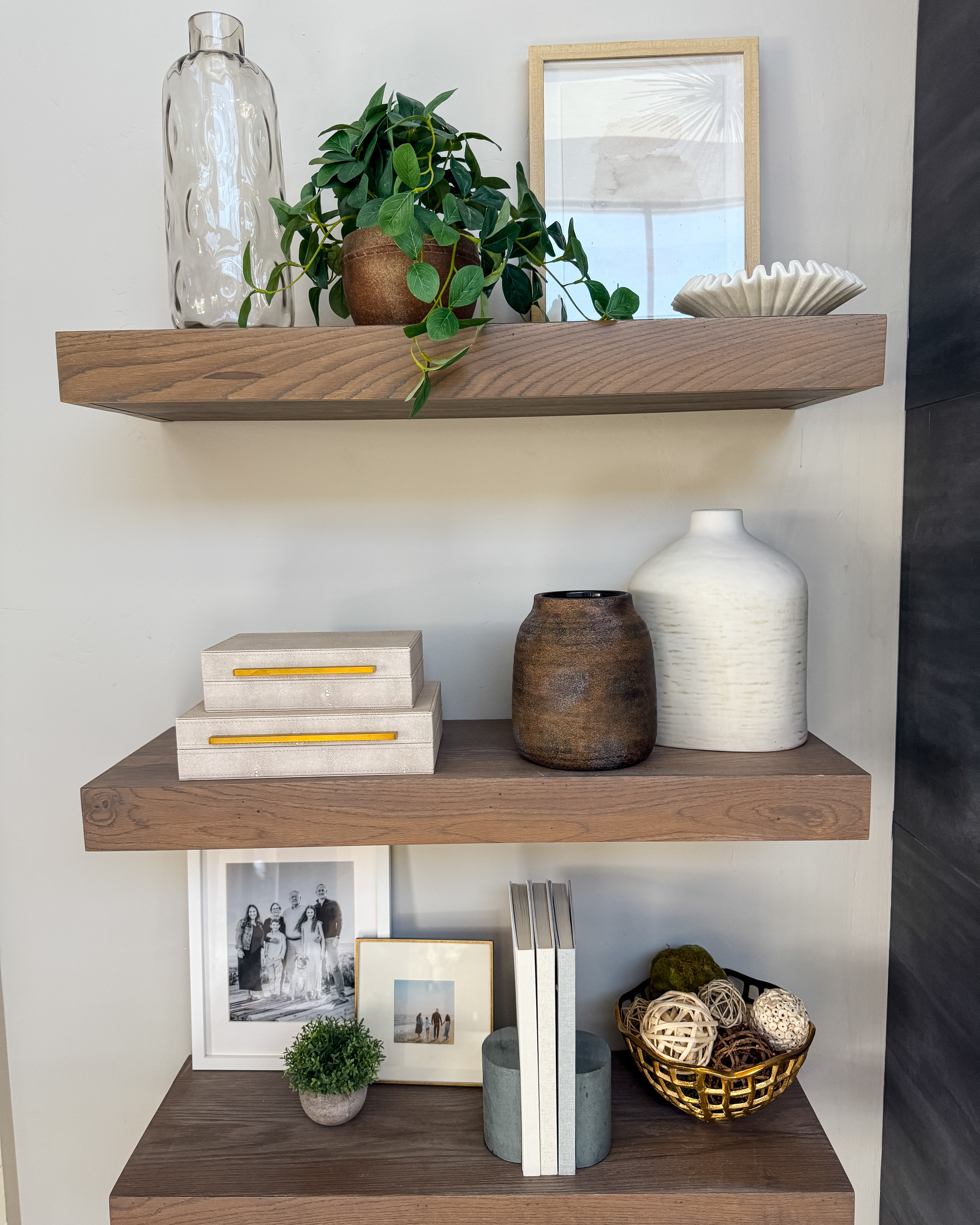Home Decor for floating shelves #home #homedecor  

 #LTKHome #LTKFindsUnder50