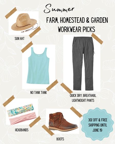 Farm, homestead and garden workwear picks for summer ☀️

#LTKhome #LTKworkwear #LTKSeasonal