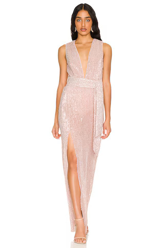 NBD Elektra Gown in Copper from Revolve.com | Revolve Clothing (Global)