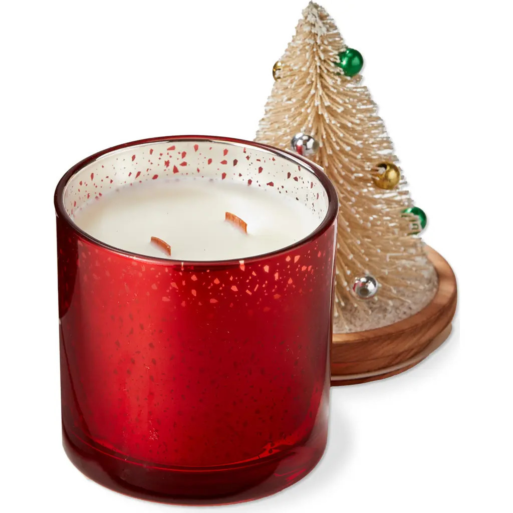 tag Cedar Fireplace Bottle Brush Candle Red Wax Christmas Scent at Nordstrom | Nordstrom