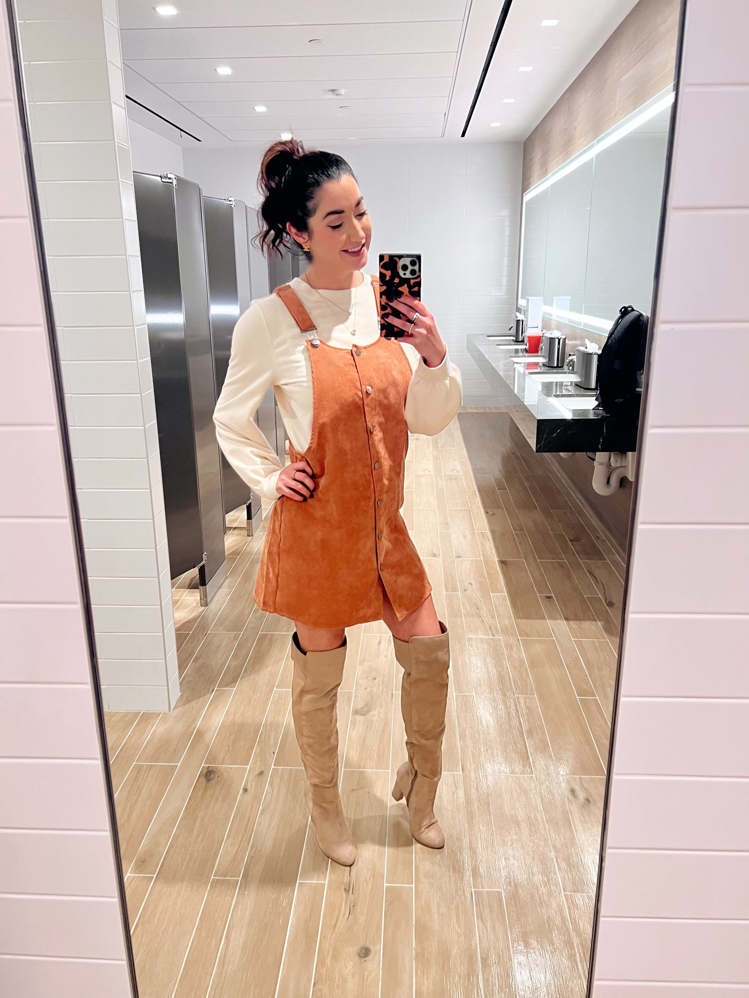 Wearing a size Small in this cute little fall corduroy dress 😊 

#LTKworkwear #LTKstyletip #LTKSeasonal