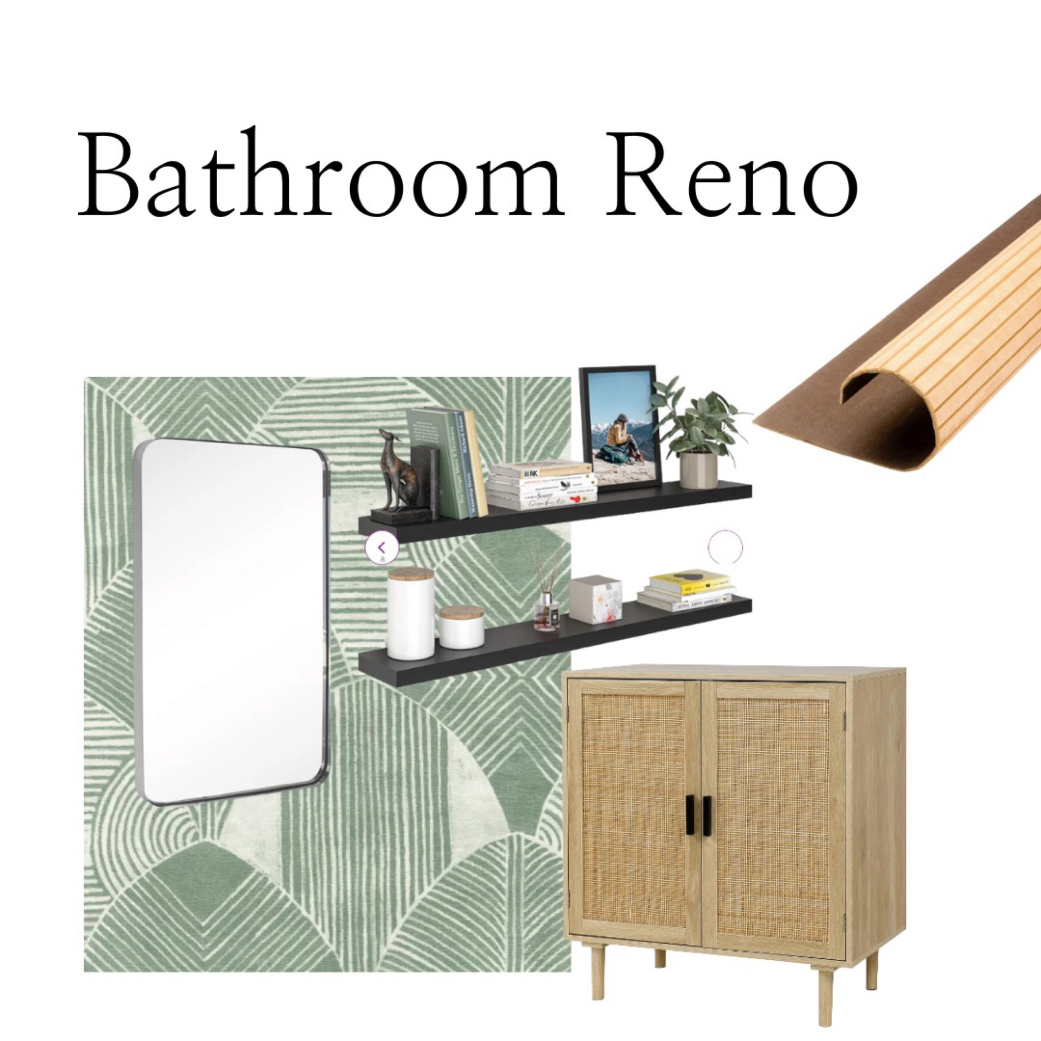 Everything used for our no demo bathroom reno!

#LTKhome