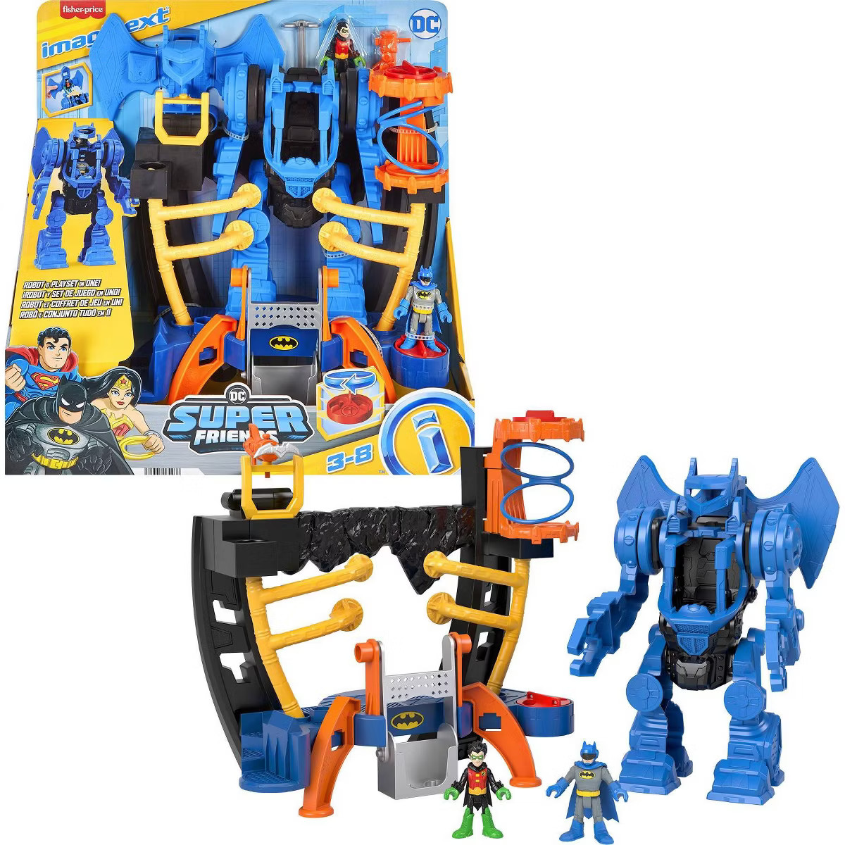 Fisher-Price Imaginext DC Super Friends Batman Playset Robo Command Center | Target