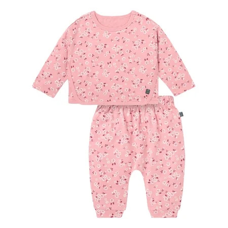 Modern Moments by Gerber Baby Girl Box Fit Top and Harem Pant Outfit Set, 2-Piece, Sizes 0/3 Months - 24 Months | Walmart (US)