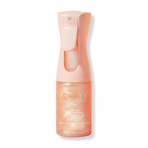 Kopari Rose Gold Sunglaze Sheer Body Mist Sunscreen SPF 42, Infused with Shimmering Body Oil, Hyd... | Amazon (US)