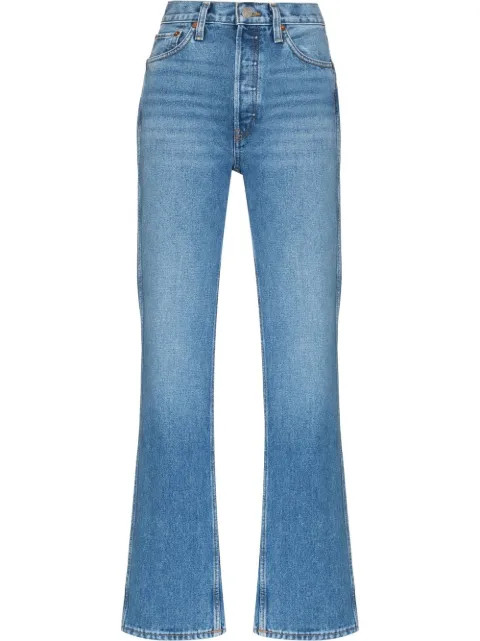 jeans rectos de tiro alto años 90 | Farfetch (RoW)