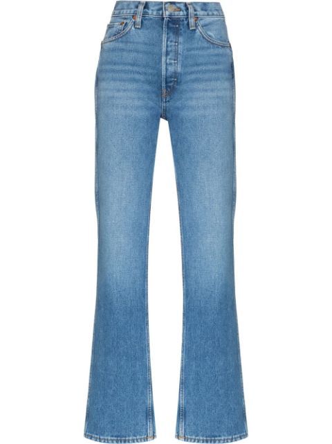 jeans rectos de tiro alto años 90 | Farfetch (RoW)