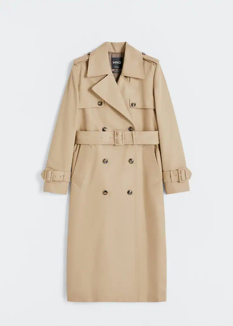 Water-repellent premium trench coat -  Women | Mango USA | MANGO (US)