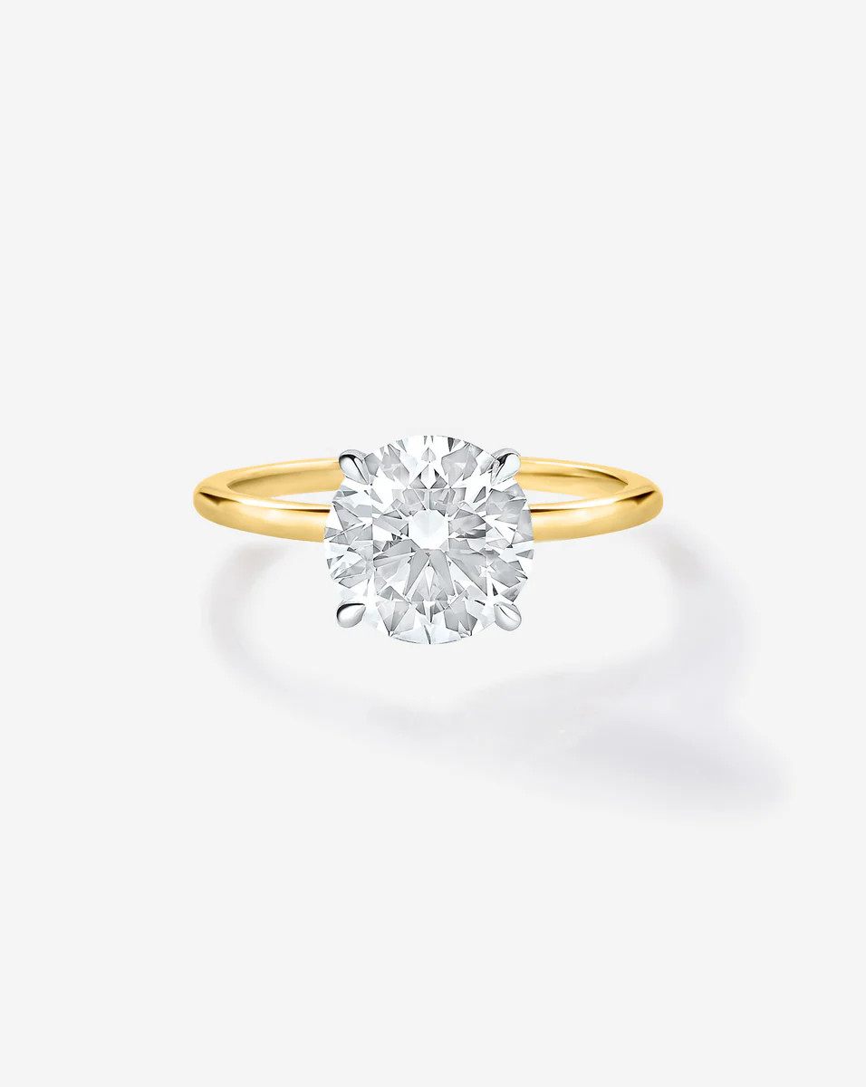 2.25 Round Lab Diamond in Whisper Thin® | Ring Concierge