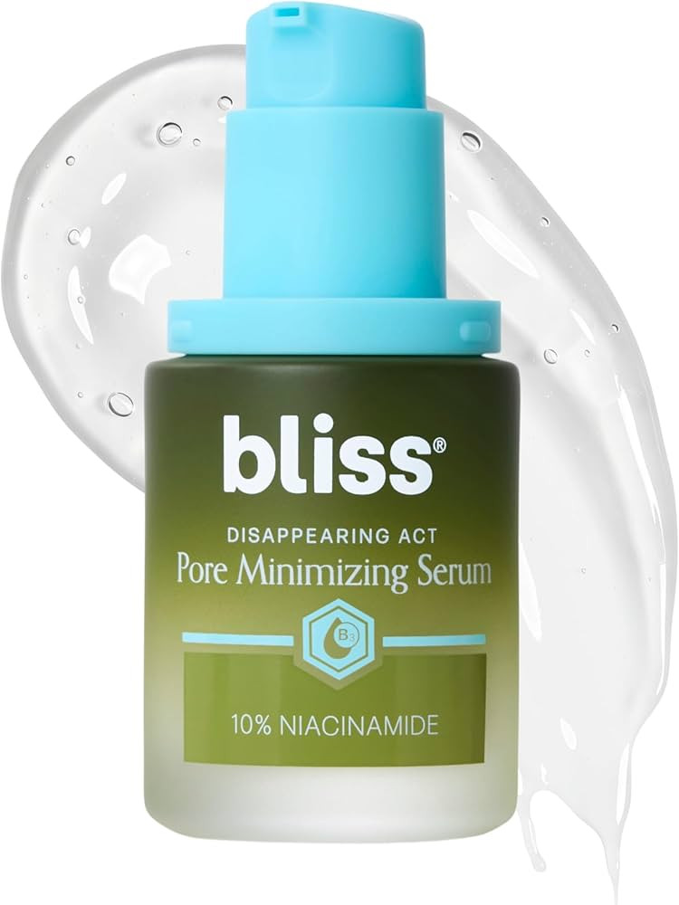 Bliss Disappearing Act Pore-Minimizing Serum \u2013 Niacinamide + Pore Vanish Complex with Green ... | Amazon (US)