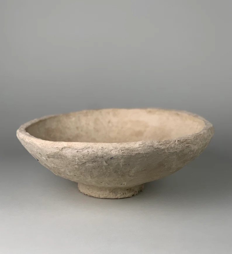 Vintage Paper Machè Bowl B Free Shipping | Etsy | Etsy (US)