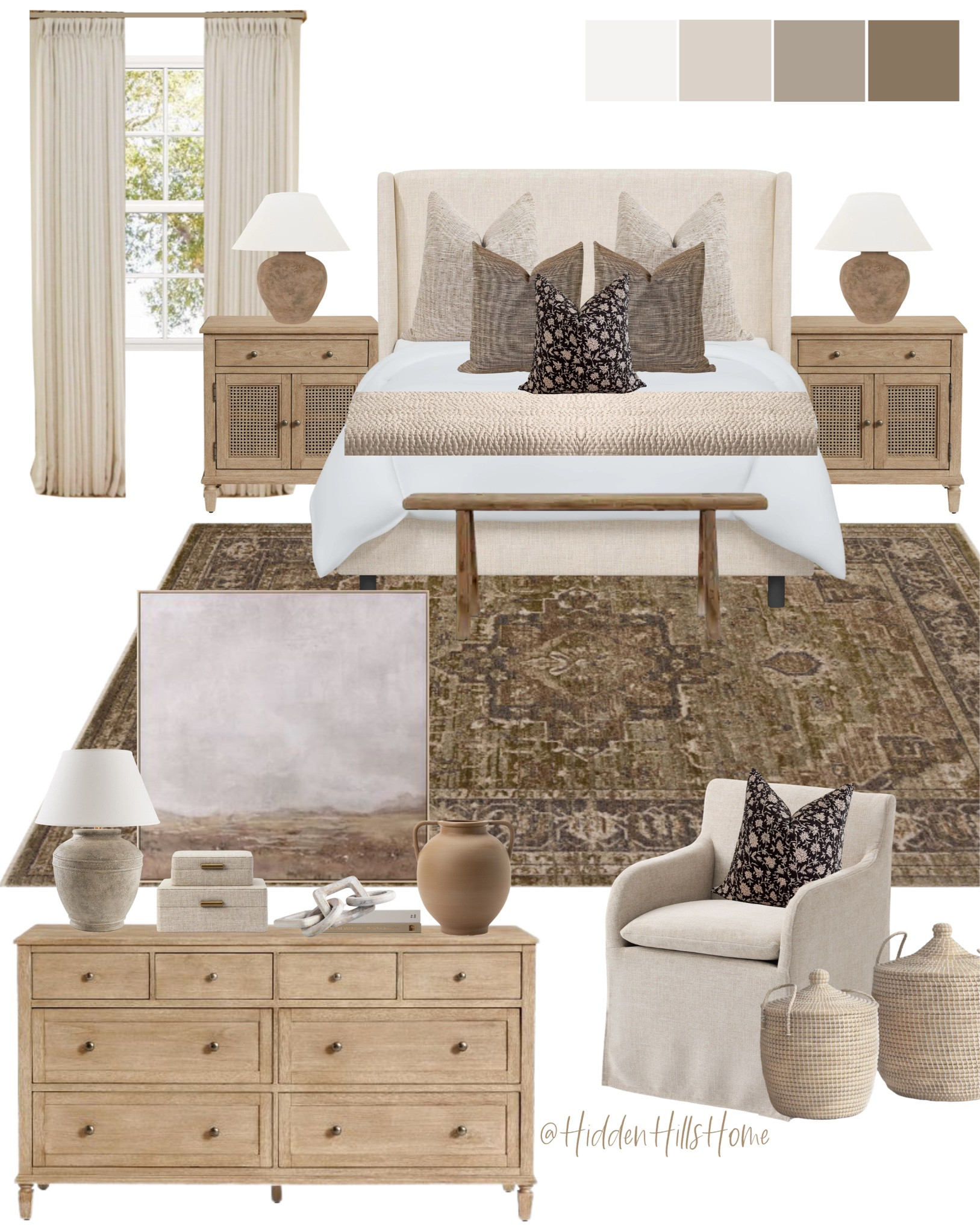 Cozy bedroom decor ideas! Tilly bed, bedroom rug, dresser, bedding

#LTKHome #LTKSaleAlert #LTKSeasonal