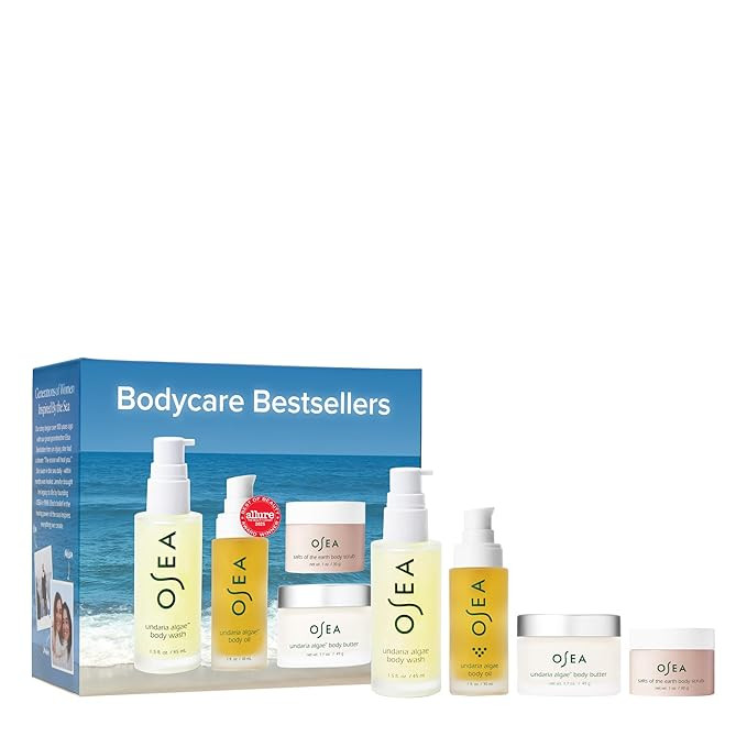 OSEA Bodycare Bestsellers Skincare Set - 4-piece Body Travel Set - 1oz - Body Oil, Body Butter, B... | Amazon (US)