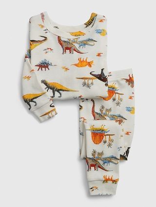 babyGap Dinosaur Long Sleeve PJ Set | Gap (US)