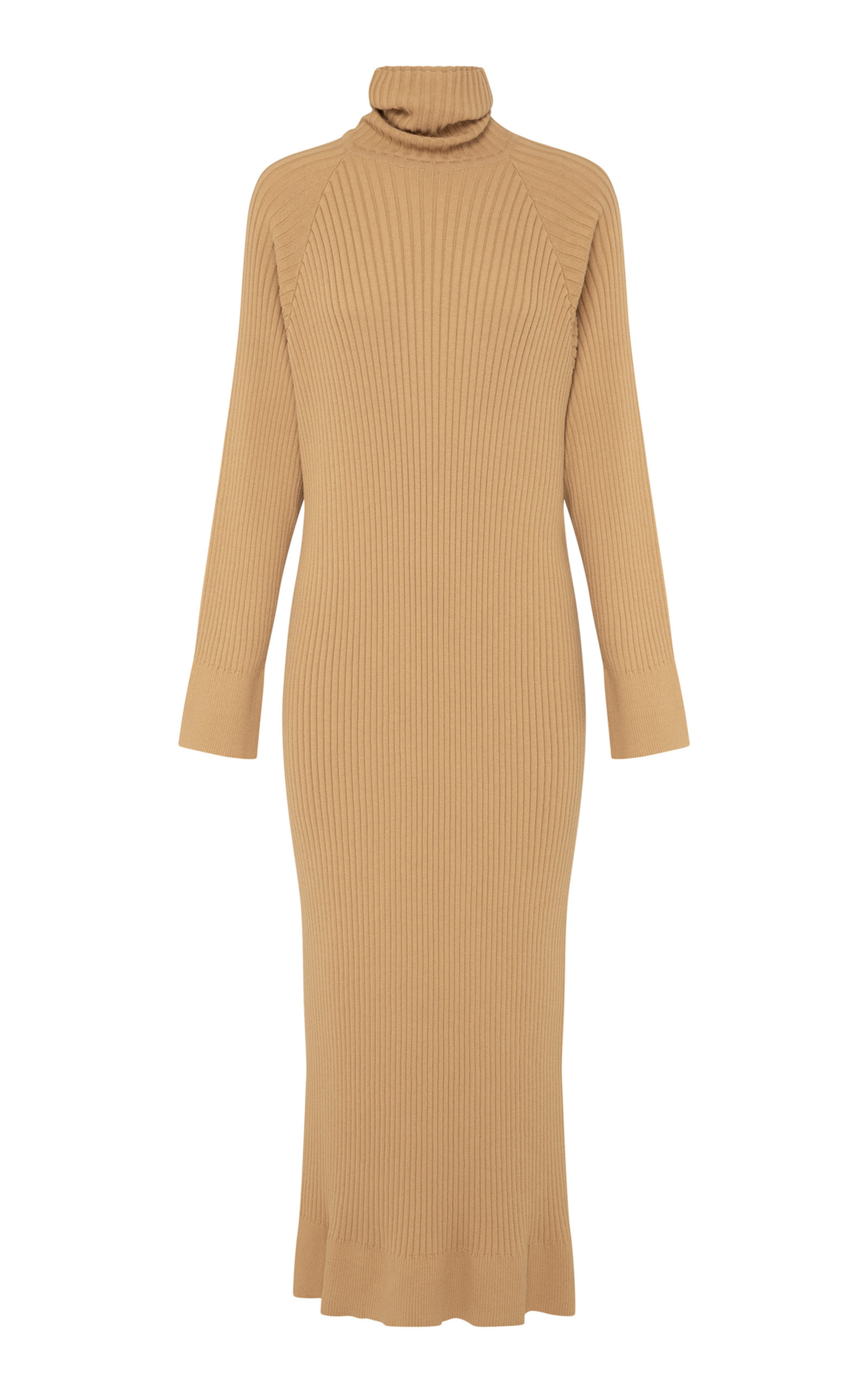 Rosaline Ribbed Cotton Midi Sweater Dress | Moda Operandi (Global)